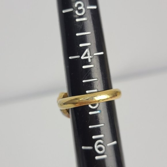 Vintage Avon Ring Gold Tone Faux Pearl - Picture 8 of 9